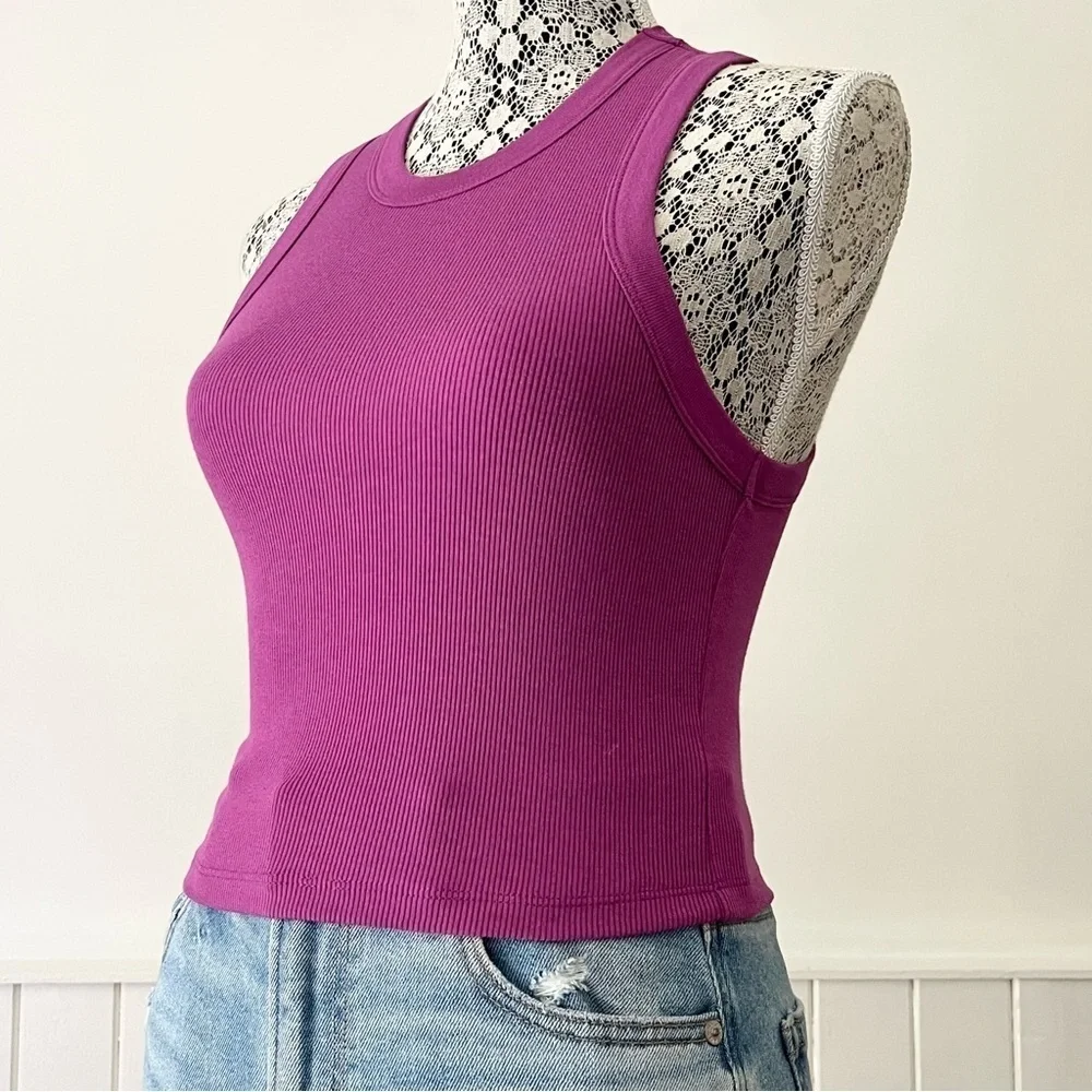 Dynamite Kenzie Bare Crop Basic Tank Size S - Picture 4 of 12